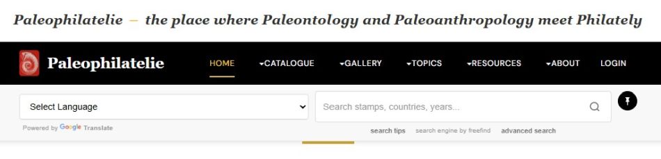 The Paleophilatelie website on different devices