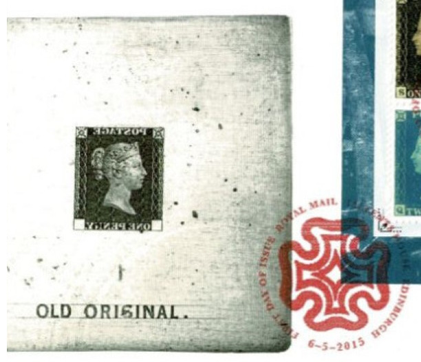 The Die on the cachet of FDC