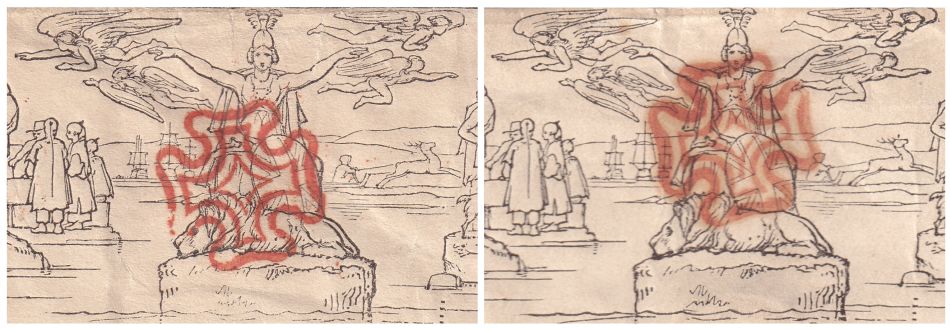 Example of colour and shape variants of the Maltese Cross