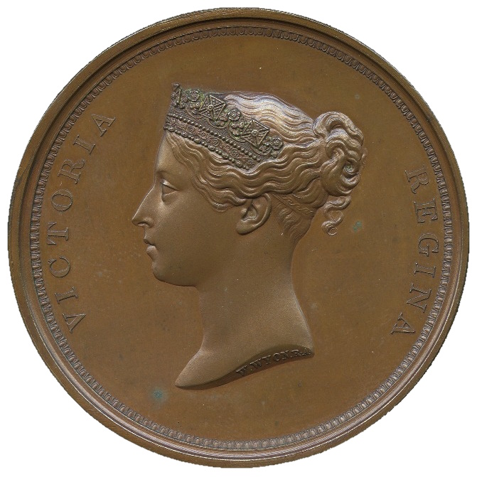 The City Medal commemorates Prince Victoria visit to the Guildhall in 1837