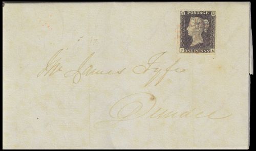 SThe Facsimile First Day Cover, produced by Fleetwood Company in the USA for the 150th nniversary of the Penny Black