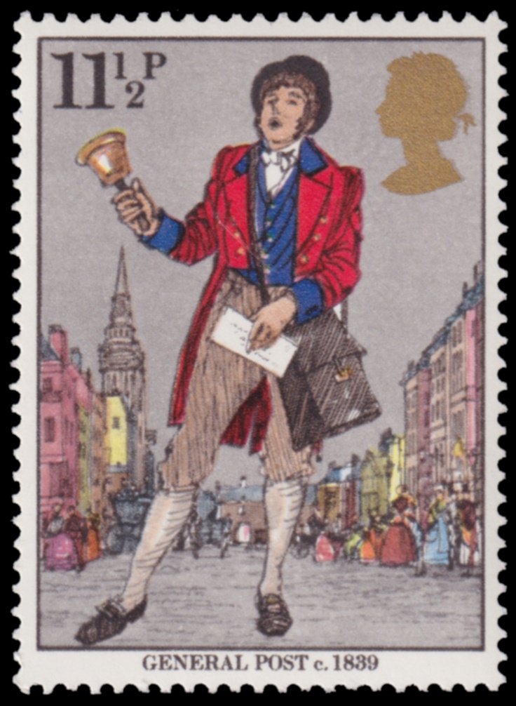 A Bellman on stamp of Great Britain 1979
