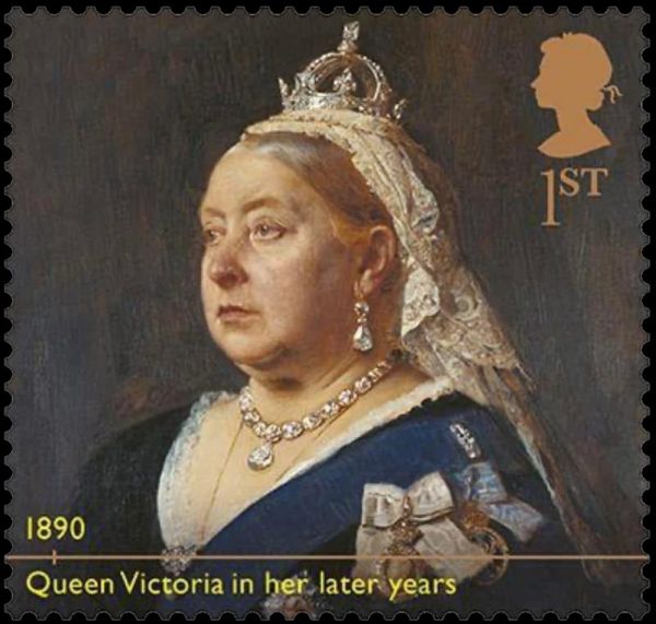 Queen Victoria on stamp of Great Britain 2019