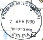 Example of postmark for FDC cover