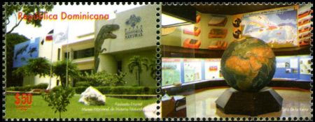 The building of Natural History Museum of the Dominican Republic on 
						International Museum Day stamp of the Dominican Republic from 2014