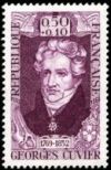 Baron Georges Leopold Cuvier on stamp of France 1969