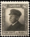 Prince Albert I on commemorative stamp of Monaco 1922