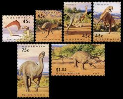Dinosaur stamps of Australia 1993