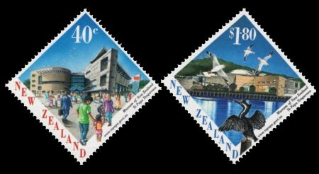 New Zealand's National Museum (Te Papa) on stamps of New Zealand 1998