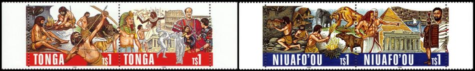 Joint issue of Niuafo’ou and Tonga 1996