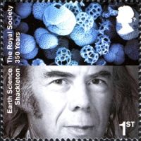Sir Nicholas Shackleton on stamp of UK 2010