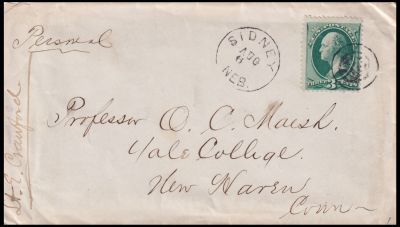 Letter from Erasmus_Crawford to Othniel Marsh, 1870