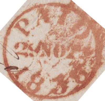 Paid post mark of London