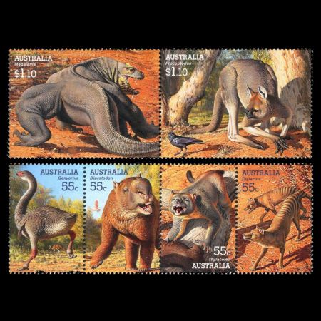 Megafauna on stamps of Australia 2008