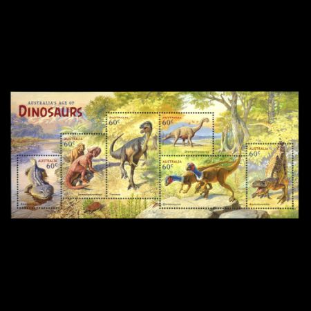 Dinosaurs and other prehistoric animals on stamps of Australia 2013