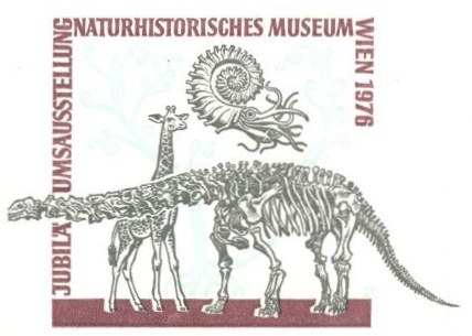 prehistoric animals on FDC of Austria 1976