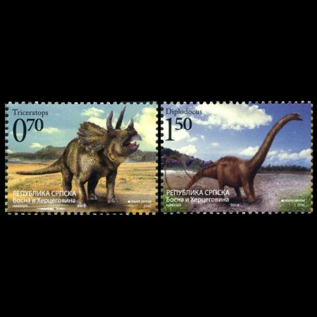 Dinosaur stamps of Bosnia and Herzegovina from 2009
