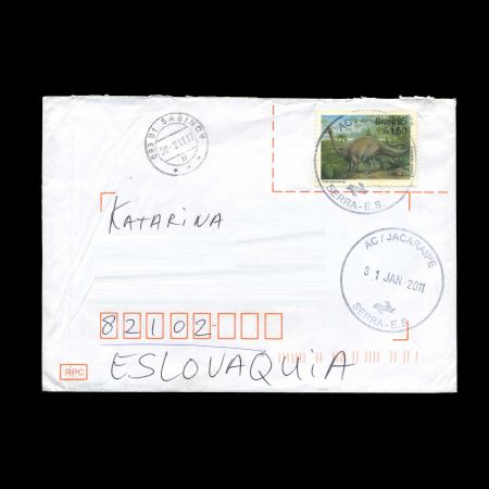 Dinosaurs on used cover of Brazil 1995