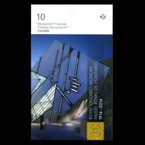 100th anniversary of the Royal Ontario Museum booklet of Canada 2014