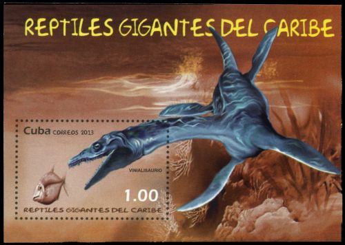 Vinialesaurus on stamp of Cuba 2013
