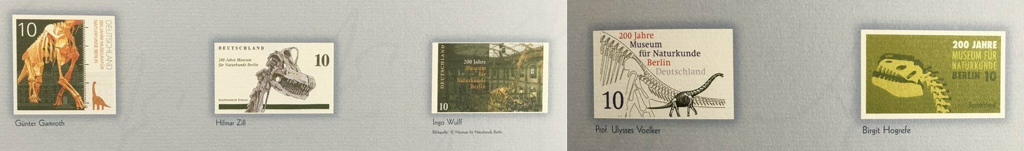 draft of Bicentenary of Museum fuer Naturkunde in Berlin stamp of Germany 2010