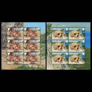 Neandertals on FDC of Gibraltar 2025 Neandertals on FDC of Gibraltar 2025