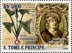 Theophrastus of Eressos on stamp Sao Tomé and Príncipe 2008