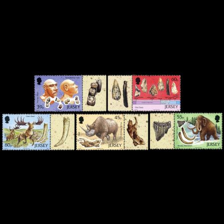 Prehistoric animals on stamps of Jersey 2010