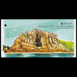 Presentation pack with Europa 2025 - National Archaeological Discoveries stamps of Jersey 2025