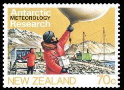 Meteorological Research on stamp of New Zealand 1984