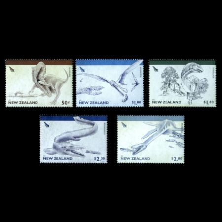 Ancient Reptiles of New Zealand on stamps of New Zealand 2010