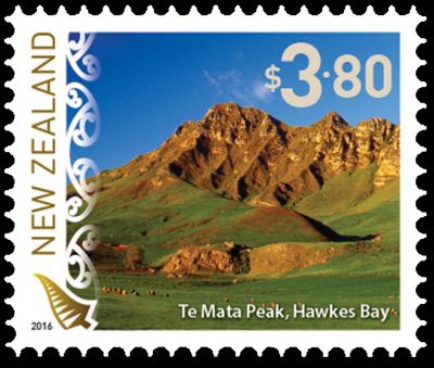 Hawkes Bay on definitive stamp of New Zealand 2016