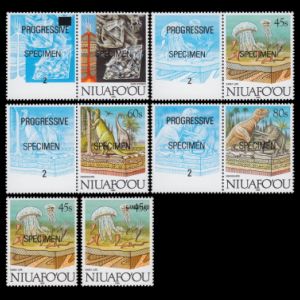 Dinosaurs on stamps of Niuafoʻou 1993