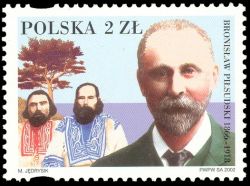 Bronislaw Pilsudski on stamp of Poland 2002