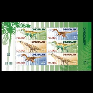 Dinosaurs on stamps of Poland 2025 Dinosaurs on stamps of Poland 2025