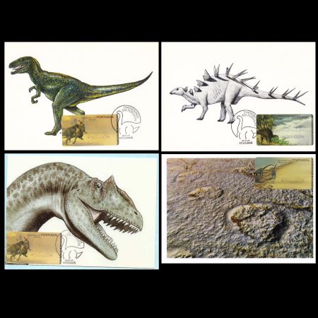 dinosaurs Maxi Cards of Portugal 1999