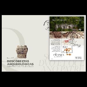 Europa 2025 - National Archaeological Discoveries FDC of Portugal 2025 Europa 2025 - National Archaeological Discoveries FDC of Portugal 2025