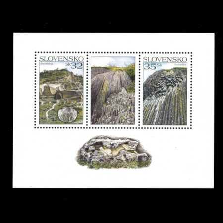 Geological Localities Sandberg and Somoska on stamps of Slovakia 2006