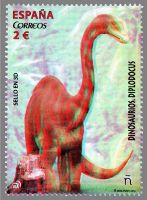 Ankylosaurus on stamp of Spain 2015