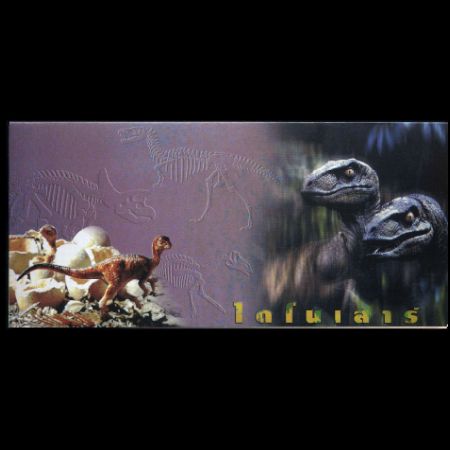 Dinosaurs on stamps of Thailand 1997