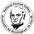 postmark showing Sir Rowland Hill.