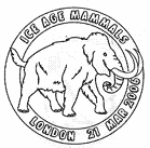 postmark showing woolly mammoth