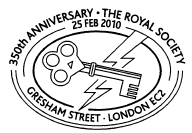 postmark showing key and electrical 'spark'