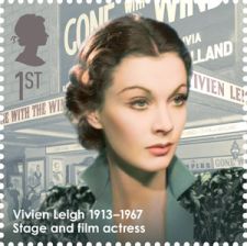Vivien Leigh on stamp of UK 2013