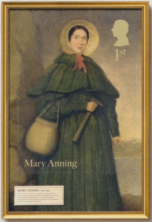 Mary Anning on stamp of UK 2024 Mary Anning on stamp of UK 2024