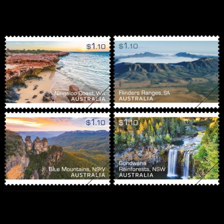 Beautiful landscapes on stamp of Australia 2022