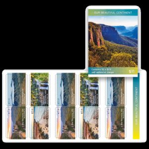 A scene from Monument Valley in Utah on stamp of USA 2022