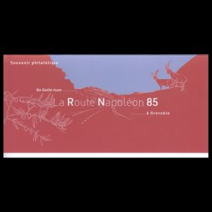 Souvenir Package with additional Mini-Sheets of the Route Napoléon stamps set of France 2023