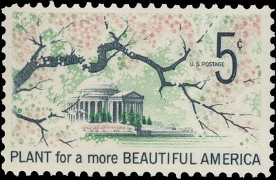 Mount Rushmore National Memorial on stamp of USA 1966 Mount Rushmore National Memorial on stamp of USA 1966