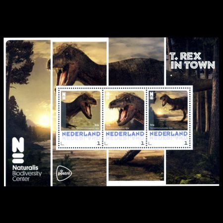 Tyrannosaurus Trix on personalized stamps of Netherlands 2016